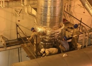 Exhaust gas bellow renewal