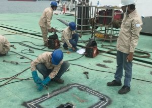 Hatch cover repair works