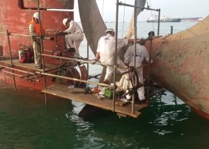 Sterntube seal renewal works