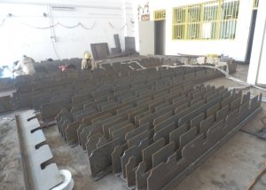 Fabrication of T bar for LQ blocks