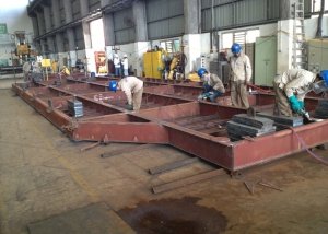 Fabrication of radiator platform